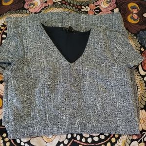 BANANA REPUBLIC BUSINESS CASUAL DRESS- GRAY SHORT SLEEVE